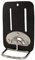 Hammerhalter swing aus Rindleder, schwarz