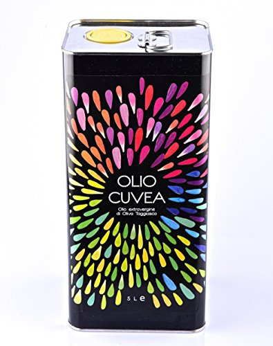 Olio extravergine di oliva Taggiasca dell'azienda agricola Ligure Cuvea - latta 5 litri
