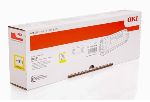 OKI 45862814 Yellow Toner for MC873 Printer - 10000 Pages - (Consumables > Ink and Toner Cartridges)