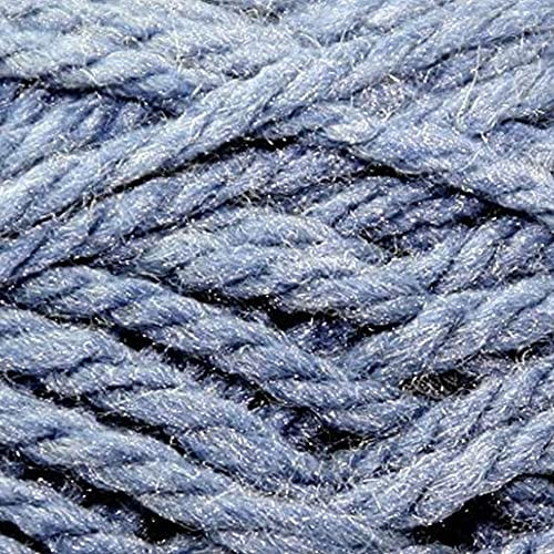King Cole Simply Denim Chunky Knitting Wool - 100g Ball - 70% Acrylic 30% Wool Blend Yarn for Jumpers, Cardigans & Accessories (1672 Denim)