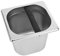 Stainless Steel Espresso Knock Box Container with Rubber Bar for Coffee Machine(L)