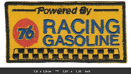 76 UNION GASOLINE Aufnäher Patches Motorsport Rennsport Tankstelle Benzin USA Yellow