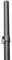 Sonnensegelmast aus Edelstahl 3m Länge in verschiedenen Varianten (Querschnitt: 60x2mm, Ösen: Stufenlos verstellbar, Hülse: 50cm 90°)