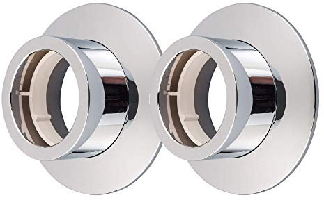 Chromabdeckung Messkapselwasserzähler Universal Doppelpack
