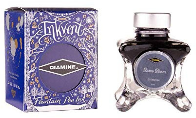 Diamine - Shimmering Fountain Pen Ink, Snow Storm, 50ml, Inkvent