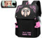 WANHONGYUE Toilet-Bound Hanako-kun Anime Cosplay Schultasche Schulrucksack 15,6 Zoll Laptop Rucksack mit USB-Ladeanschluss + Mäppchen / 3