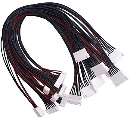 YIXISI 10 Stück 6S JST-XH LiPo Akku Balance Ladegerät Verlängerungskabel,Verlängerungskabel für das Batterie-Ladegerät, Lipo Baterrie JST-EH Stecker Ladekabel