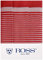 Ross - Exclusiv – Torchons de vaisselle en lin mélangé – 0914 – Lot de 3 (50 x 70 cm, rouge)