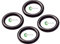 O-Ringe Gummi-Dichtungen EPDM für alle 1/2 bzw. 3/4 Zoll Garten Schlauchsysteme z.B. Gardena (Profi) usw. (10 Stück, 1/2 Zoll 16x11mm)