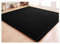 Loartee Teppich, Korallen-Samt, für Schlafzimmer, Wohnzimmer, Kinder, Arbeitszimmer, Küche, Kinderzimmer, Krabbeln, Wandern, Spiele, Yoga, Gymnastik, Nickerchen, Schwarz, 200 * 300cm