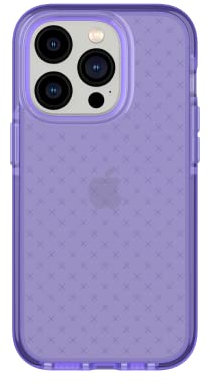 tech21 iPhone 14 Pro Evo Check – Shock-Absorbing & Slim Protective Phone Case with 16ft FlexShock Multi-Drop Protection & Extra Buttons