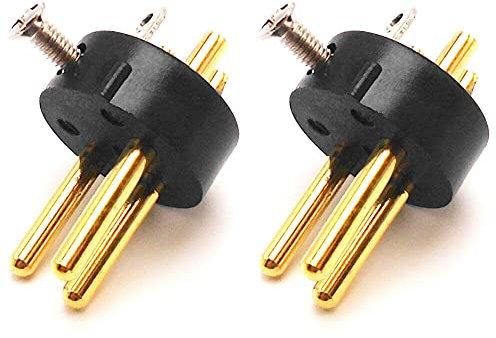 HUMARH XLR 3 Pin Male Plug Connector 2-Pack for Shure SM57 SM58 Series Wired Microphones and Many Others…