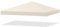 COSTWAY Toldo de Repuesto para Cenador de 300 cm x 300 cm, Toldo de Patio fácil de Montar con Cierre de Gancho y Velcro, Agujeros de Drenaje, Toldo de Pabellón de Poliéster (Beige)