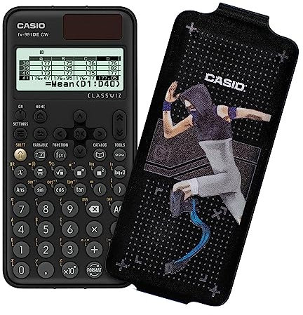 Casio FX-991DE CW ClassWiz technisch wissenschaftlicher Rechner mit Art-case runner, deutsche Menüführung (limited edition)