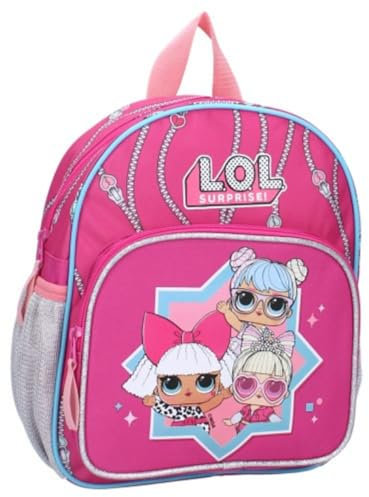 mybagstory LOL Surprise - Rosa - Kinder - Schule - Kindergarten - Kindergarten - Kindergarten - Kindergarten - Schulranzen Mädchen - Größe 29 cm - verstellbare Träger - Geschenkidee, Rosa, One Size