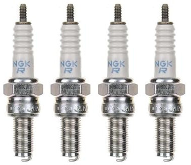 4x Zündkerze CR9E – Zündkerzen Set für Motorrad, Roller & Scooter – passend für Adiva AD 250, Benelli TNT 899/1130, Tornado, Tre-K, Gas Gas EC 250/300 F u.v.m.