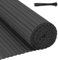Eulenke PVC Sichtschutzmatte, 80 x 800cm Sichtschutzzaun mit Abschlussleiste, Windschutz Balkon Sichtschutz für Zaun Garten Terrasse, Anthrazit