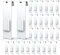 Sweetness Pack of 30 Grid Wall Hooks, Clothes Hangers, Grid Panel Hooks, Grid Wall Accessories, Wire Mesh Hooks, Grid Shelf Hooks, White