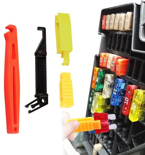 Car Fuse Removal Tool, Car Fuse Remover Set, Car Fuse Extractor Tool, Car Fuse Puller Pliers, Small Medium Large Fuses Replacement Tools For Car Truck Motorcycle Fuses