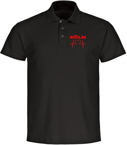 multifanshop Poloshirt - Köln - Herzschlag