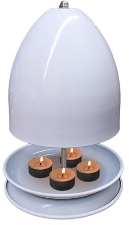 Tea Light Oven Metal Radiator | Tea Light Candle Heater | Double Walled Heater | Soft Light And Fast Heat | Tea Light Oven Candle Holder | Candle Oven And Heating Holder | Metal Candle Heater