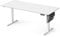 SONGMICS Höhenverstellbarer Schreibtisch elektrisch, 180 x 80 cm, Verstellbarer Tisch, Memory-Funktion für 4 Höhen, für Büro, wolkenweiß LSD138W01