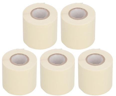 Jwthee 5 Stück Klimaanlagen-Rohrband, Rohrwickelband, PVC-Rohrschutzband, tragbares Wickelband, Isolierband für Klimaanlage, 6 cm Breite (Beige)
