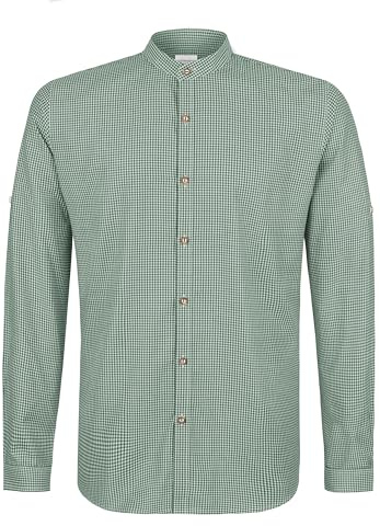 Stockerpoint Herren Trachtenhemd Marius Hemd, grün, L