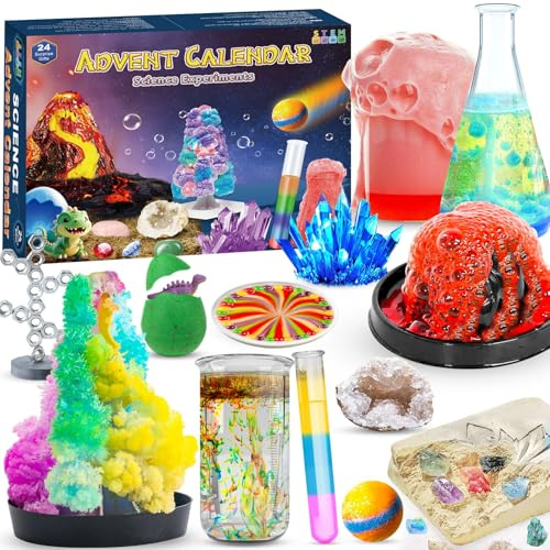 QUOIBLO Experimente Adventskalender 2026 für Kinder – 24 Tage STEM-Kasten