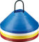 Derbystar Markierungshütchenset, Ø 20 cm/Höhe: 6 cm, 5057000000, Mehrfarbig