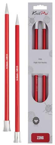 Knit Pro Zing Jackennadeln-25 cm-9,00 mm