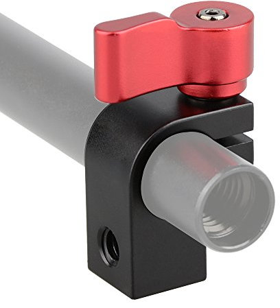 CAMVATE 15 mm Klemme mit Zwei 1/4-20 Schraube Loch für Kamera DSLR Schiene