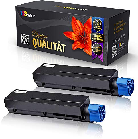 123Color Alternative Tonerkartusche kompatibel für Oki MB 472 DNw MB 492 DN MB 562 DNw 45807102 45807106 45807111 Premium Quantum Serie