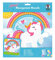 Ursus 8420011 - Moosgummi Mosaikbild Glitter, Einhorn, zum Gestalten eines Moosgummi Bildes, Set mit 432 Moosgummistickern in verschiedenen Farben, Vorlage, Aufsteller, inklusive Bastelanleitung, Mittel