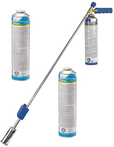 CFH Set Bio-Gärtner PZ 4000 inkl. 1 Druckgasdose Piezozündung Alubrenner + 2x Nachfüllgas