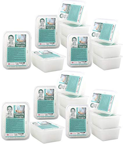 Kosmetex Therapie Paraffin für Gelenk Paraffin-Bäder, Parfümfrei, Paraffinbad mit niedrigeren Schmelzpunkt, 20x 500ml (20x 500ml)