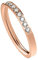 Piersando Damen Ring Verlobungsring Ehering mit Kristallen Strass Steinen Damenring Trauring Größe 60 (19.1) | Rosegold
