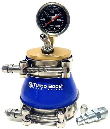 Turbo Boost Leak Testers 3 for 3 Turbo or Intake Pipe - Universal Test Kit - Test Upto 30 PSI - Premium - 6061 Aluminum - Restore Power!