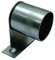 EUROART End Wardrobe Tube/Rod Rail End Centre Socket Support Fitting Bracket 25mm- Satin Chrome