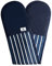 Blue Double Oven Gloves | Maximum Heat Resistant Protection | Double Oven Glove Potholders With Silicone Non-slip Design | Machine Washable Thick Oven Glove Potholders Home & Kitchen