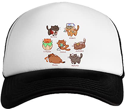 Luxogo Bilden Nyaatron! Jungen Mädchen Kappe Baseball Snapback Boys Girls Cap