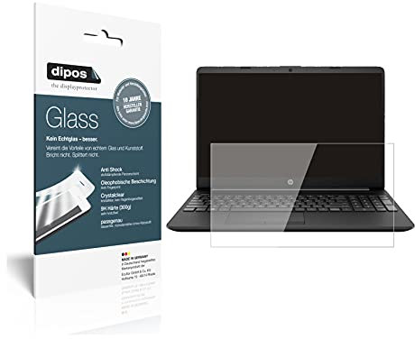 dipos I Protector de Pantalla Compatible con HP Notebook 15 Pulgada gw0542ng Vidrio Flexible Cristal Proteccion 9H