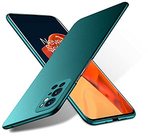 Bastmei Für OnePlus 9 Pro Case 5G(2021), extrem leicht, superdünn, Kameraschutz, harte PC-Schutzhülle für OnePlus 9 Pro 5G (Kiesgrün)