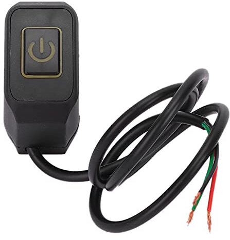 Yctze Motorrad Lenker Schalter, 22mm Universal Control-Taste Wasserdicht für Scheinwerfer, ATV Lichtschalter, Fahrrad Scheinwerfer Schalter, Fahrradknopf, Motorrad Horn