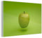 MuchoWow Glasbild Glasfoto Wandbild Bilder Deko 90x60 cm Obst - Apfel - Grün