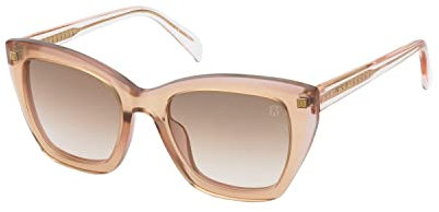 TOUS Damen STOB43 Sonnenbrille, YELLOW TOP+PINK, 52