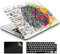 AMCJJ Compatible with MacBook Pro 14 Inch Case 2023/2022/2021 Release M3 A2918 A2992/M2 A2779/A2442 M1 Pro Max Chip, Plastic Hard Shell Case & Keyboard Cover & Screen Protector - Brain 2