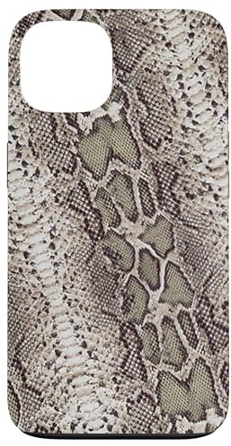 Hülle für iPhone 13 Leopardenmuster, Taupe / Braun / Grau gedämpftes Beige, stilvolles Muster