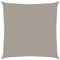 vidaXL Vela Parasole 160 g/m² Quadrata Grigio Chiaro 4x4 m in HDPE, Vela ombreggiante, Ombra da Patio, tettoia ombreggiante, Vela da Giardino, tettoia