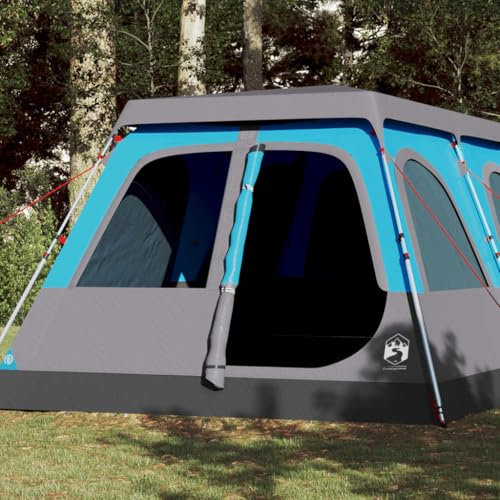 ShGaxin Kuppel-Familienzelt 10 Personen Blau Quick Release, Caming Zelt, Camping Tents, Camping-Zelt - 4004240
